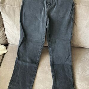 Bill Blass Women's Black Distressed Stretch Jeans Vintage Size 8